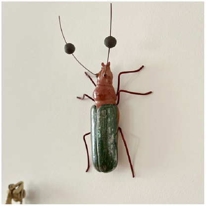 Insecto Escarabajo de Cerámica