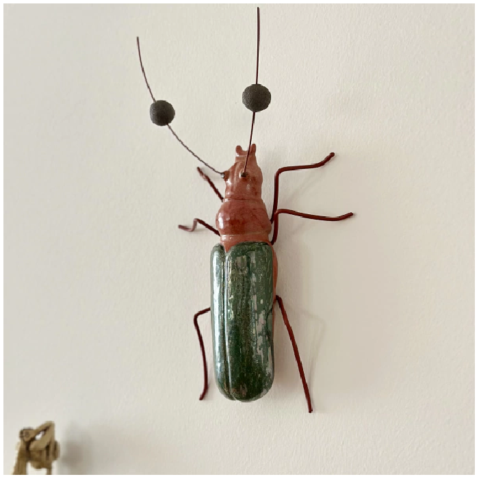 Insecto Escarabajo de Cerámica