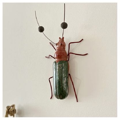 Insecto Escarabajo de Cerámica