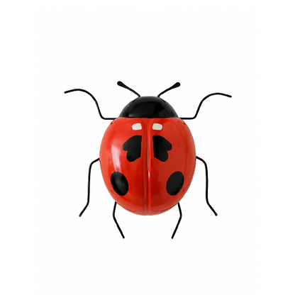 Insecto Mariquita de Cerámica