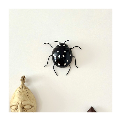 Insecto Mariquita de Cerámica